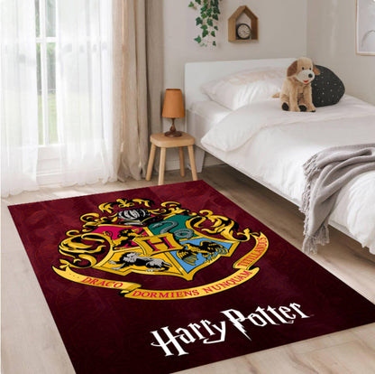 Rug Magic Academy-embleem Wizard School Rug Non-slip Playroom Mat