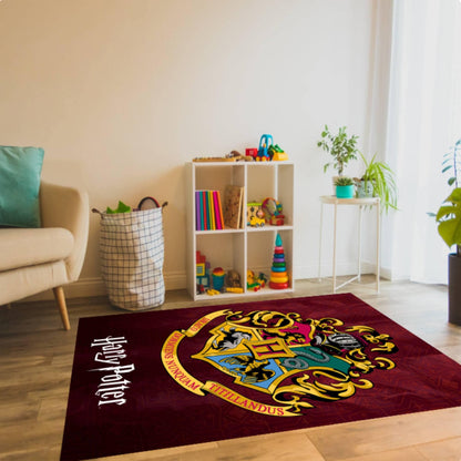 Rug Magic Academy-embleem Wizard School Rug Non-slip Playroom Mat