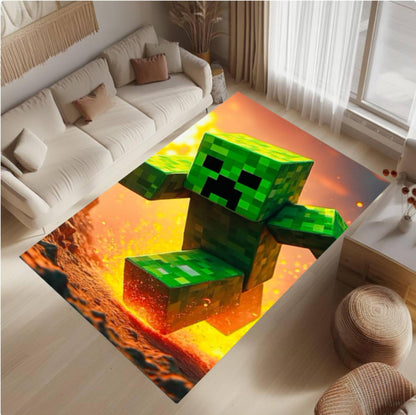 Pixel Monster Kids Rug Playroom Mat