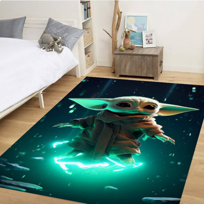 Alien Kids Rug Washable Rug for Kids Room