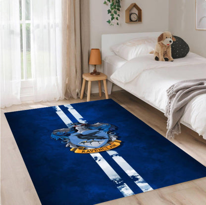 Blue Raven Wizard Rug | Magical Academy Washable Area Carpet