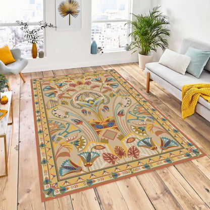 William Morris Floral Rug Washable Non-slip