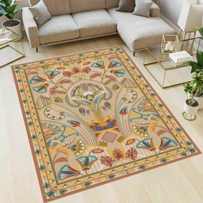 William Morris Floral Rug Washable Non-slip
