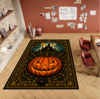 Halloween Pumpkin Rug