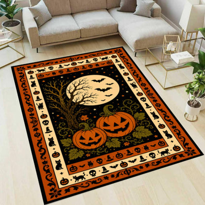 Halloween Pumpkin Rug