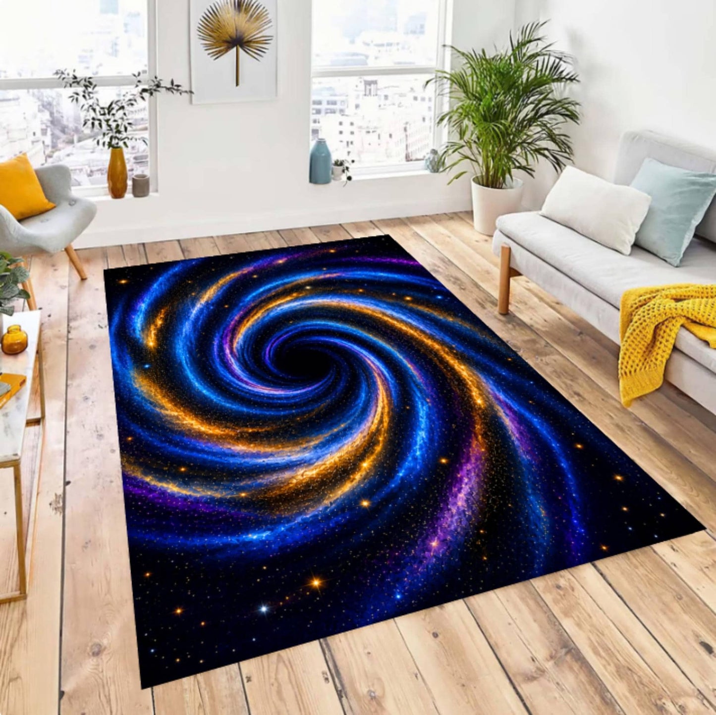 Galaxy Spiral Rug