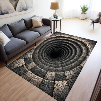 3D Spiral Abyss Rug