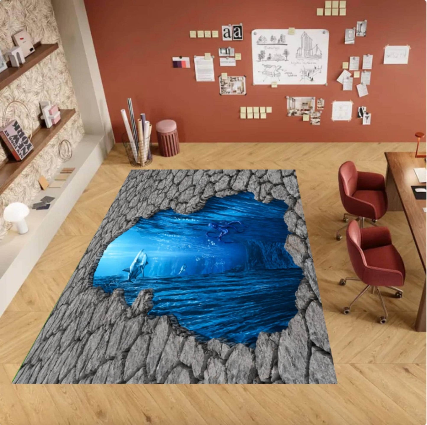 3D Ocean Abyss Rug