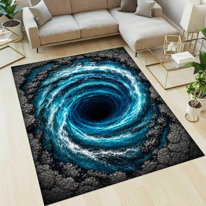 3D Ocean Whirlpool Rug