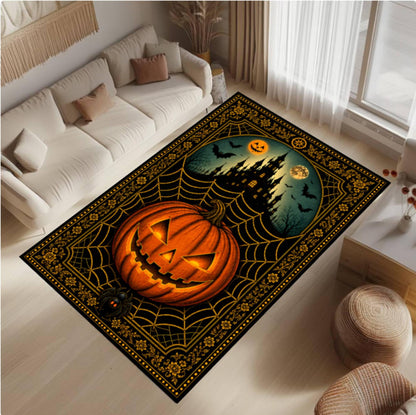 Halloween Pumpkin Rug