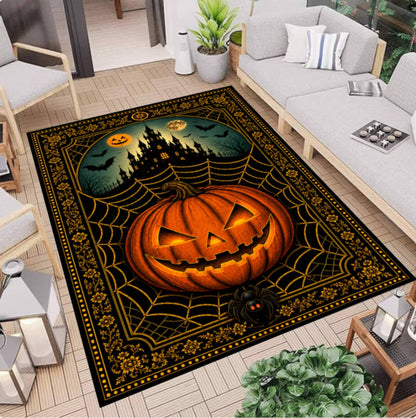 Halloween Pumpkin Rug