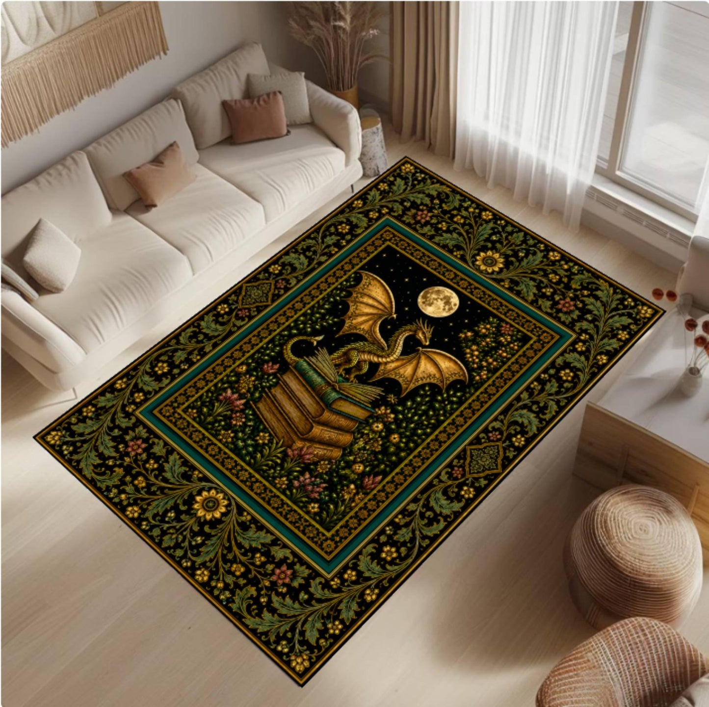 Dragon Library Rug