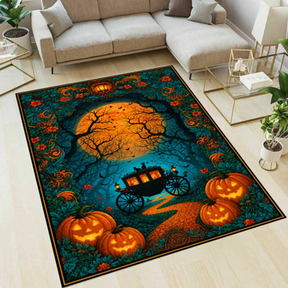 Halloween Pumpkin Rug