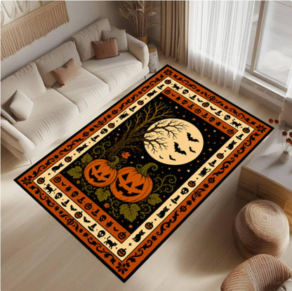 Halloween Pumpkin Rug
