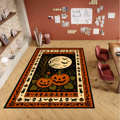 Halloween Pumpkin Rug