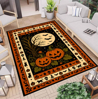 Halloween Pumpkin Rug