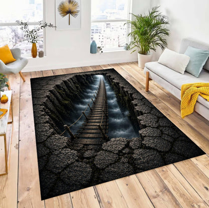 3D Bridge Canyon Rug