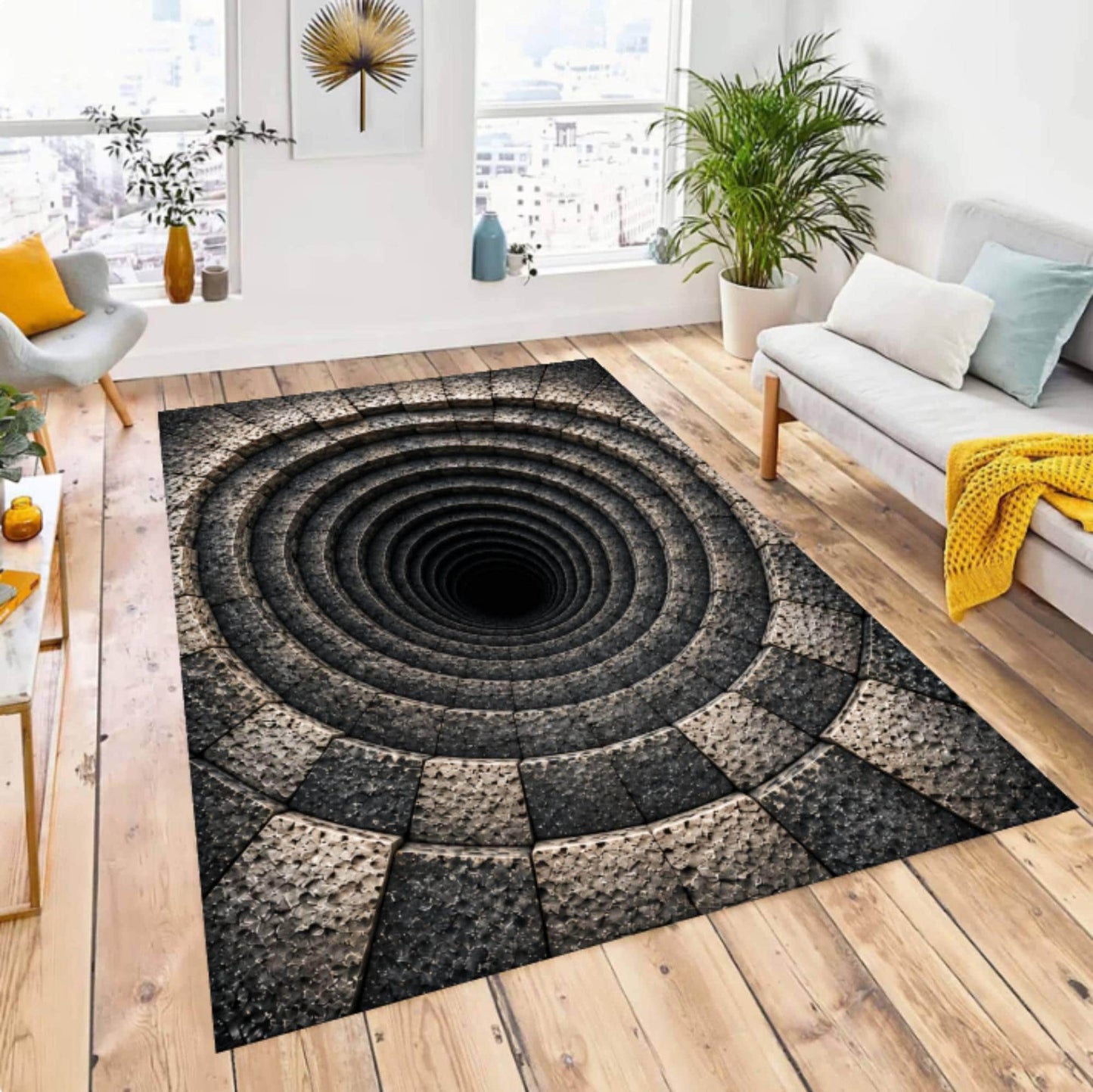 3D Spiral Abyss Rug