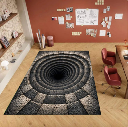 3D Spiral Abyss Rug