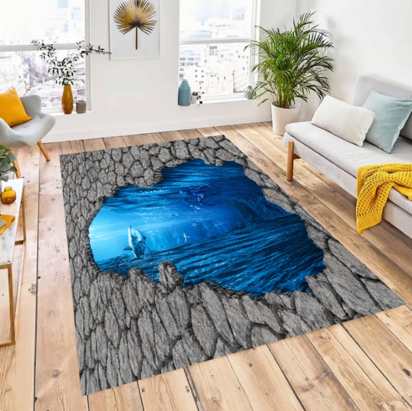 3D Ocean Abyss Rug