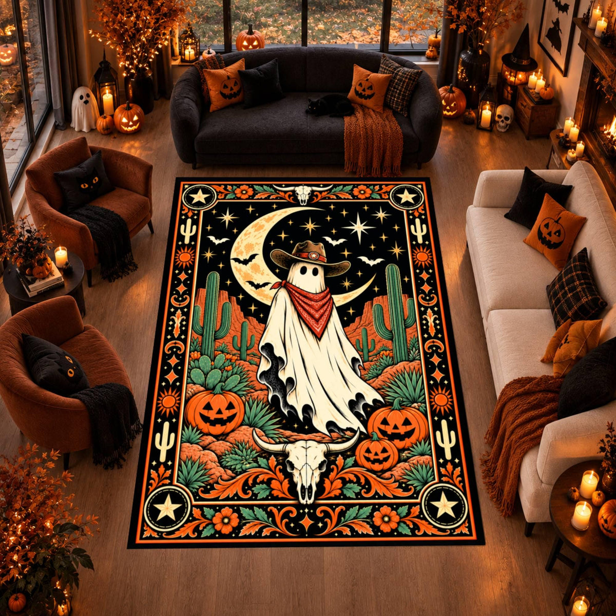 Halloween Ghost Rug