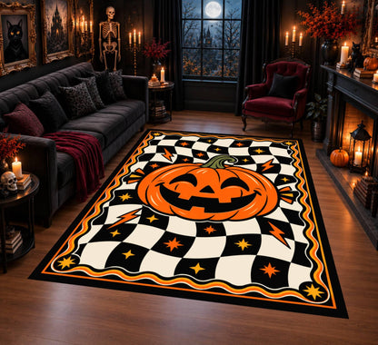 Halloween Pumpkin Rug