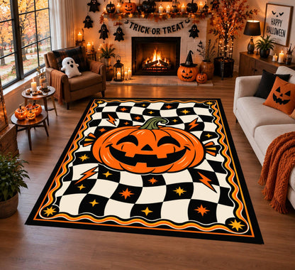 Halloween Pumpkin Rug