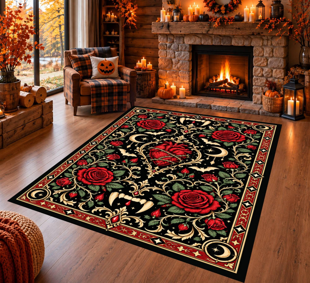 Gothic Vampire Rug