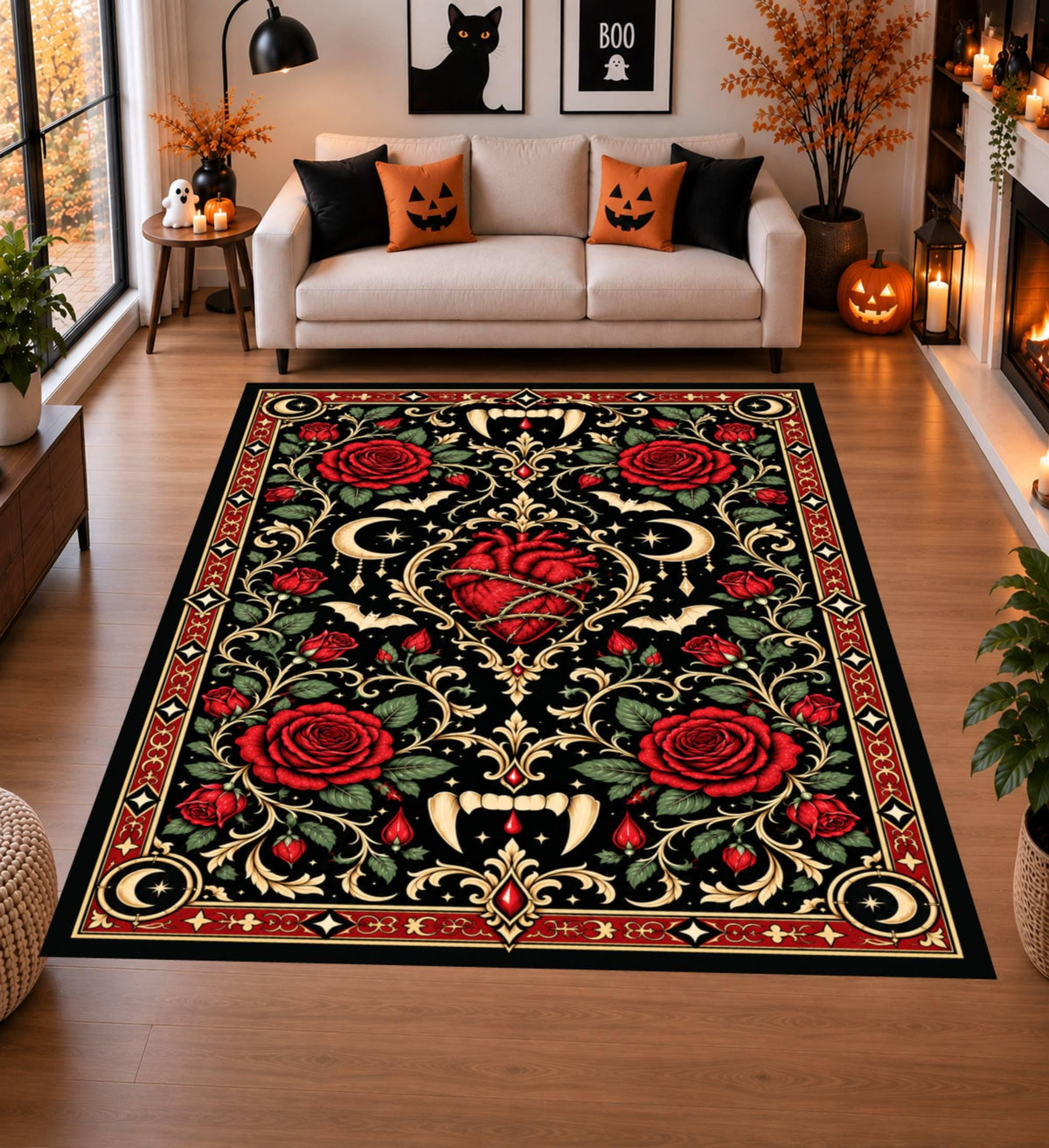 Gothic Vampire Rug