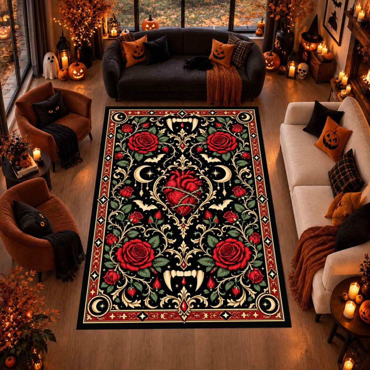 Gothic Vampire Rug