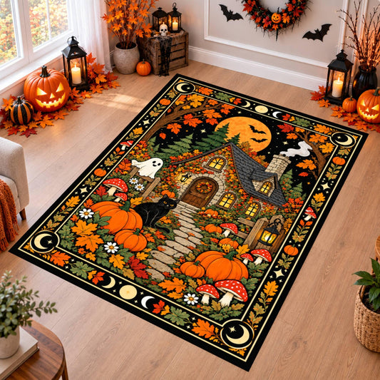 Halloween Cottagecore Rug