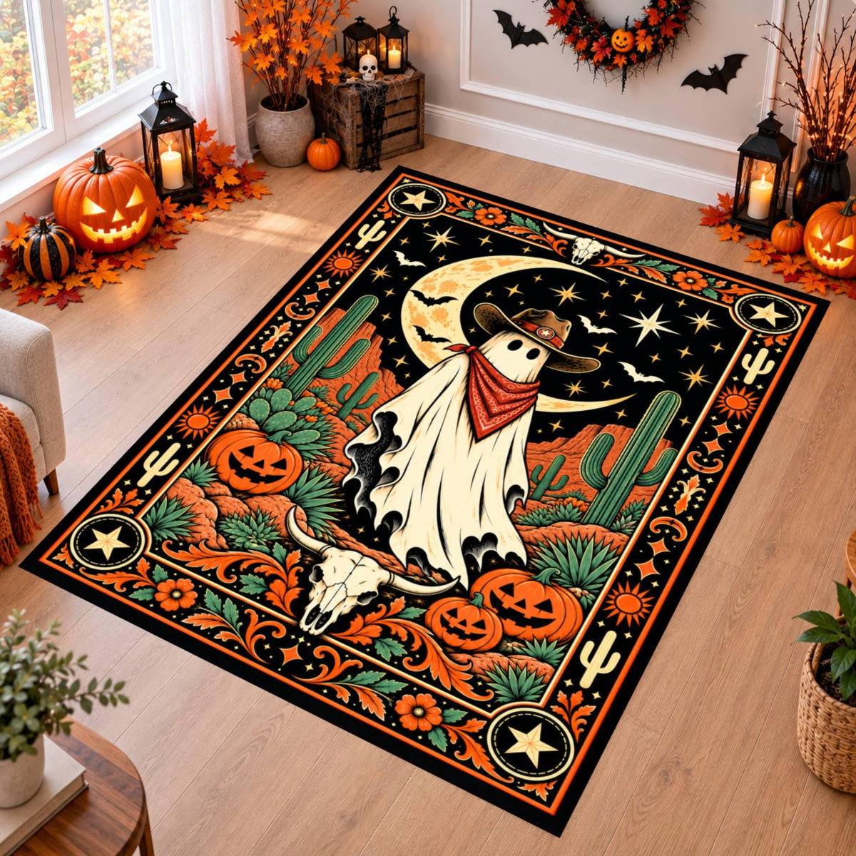 Halloween Ghost Rug