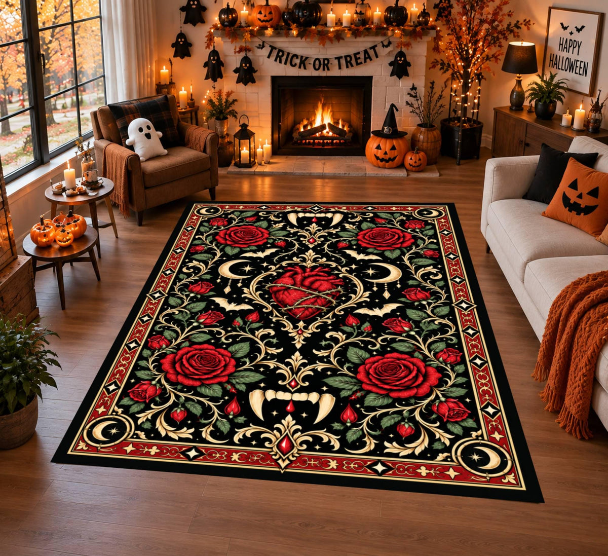 Gothic Vampire Rug
