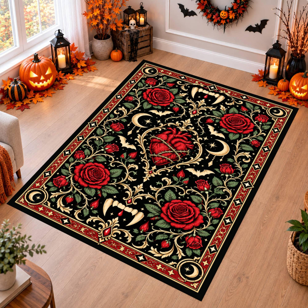 Gothic Vampire Rug