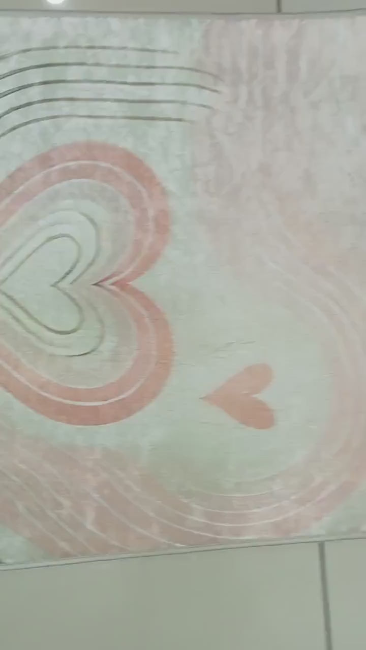 Pixel Game Kids Rug, Washable Gamer Playroom Carpet